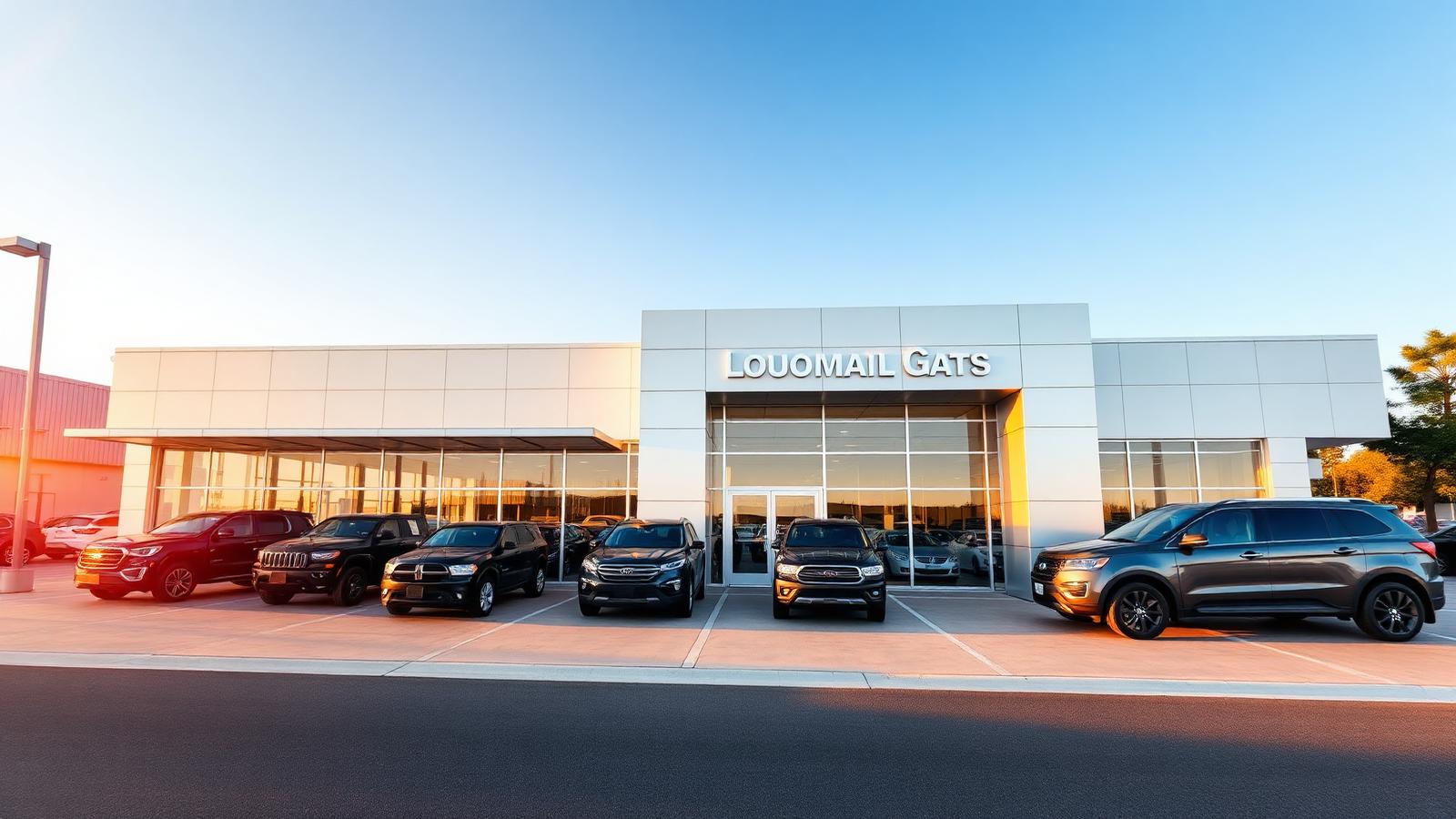 Dealership storefront
